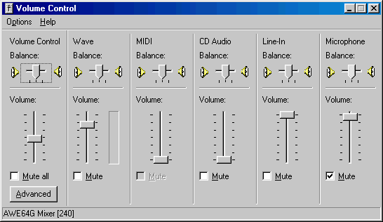 volume control